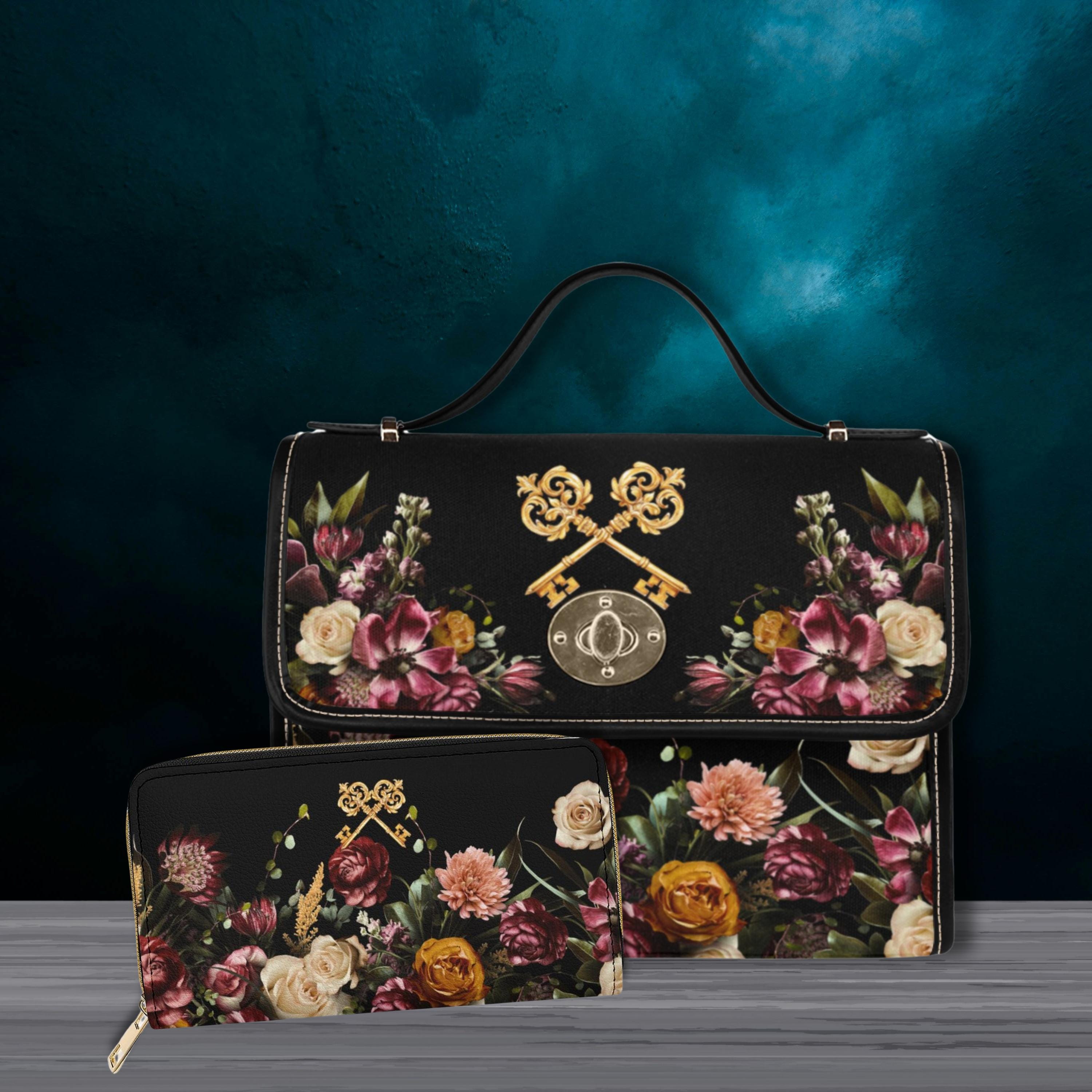 Baroque Keys Satchel Bag