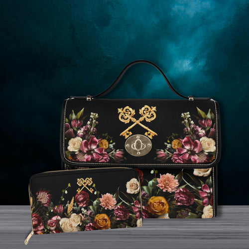 Baroque Keys Satchel Bag.