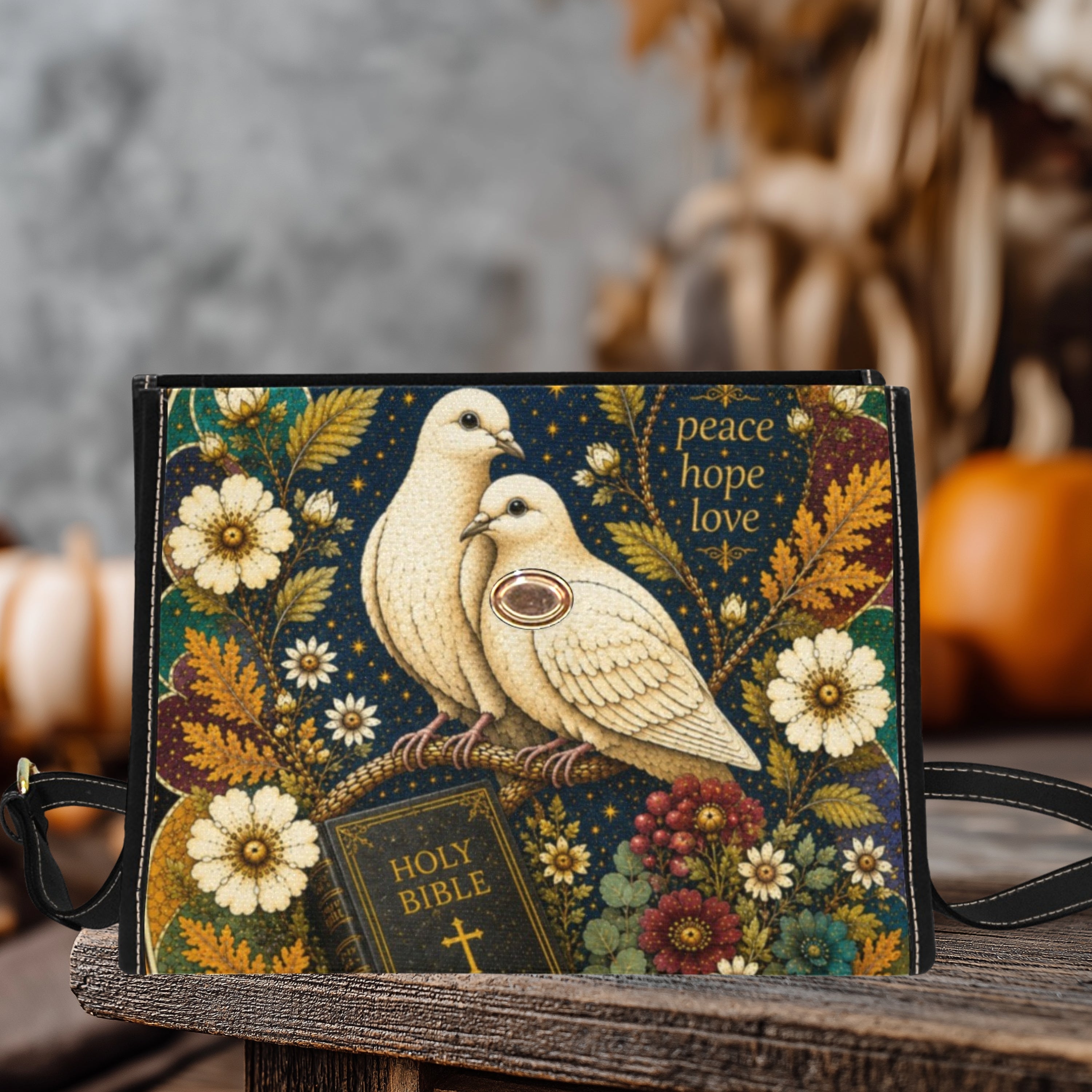 Christian Doves Satchel Bag
