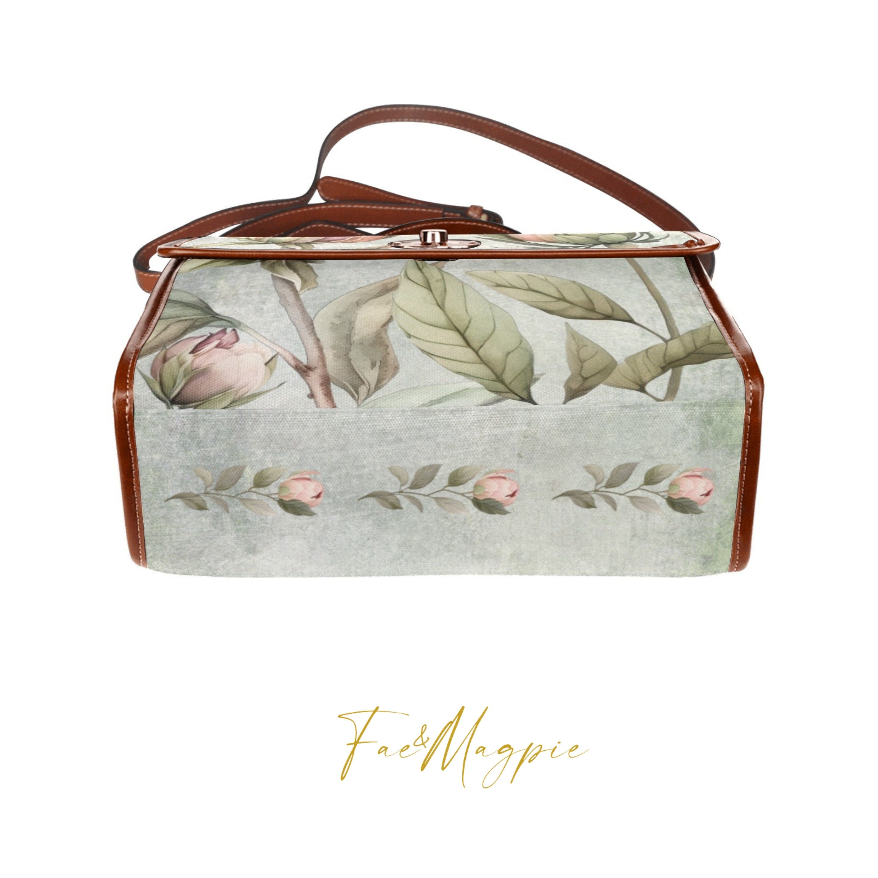 Peonies Satchel Bag