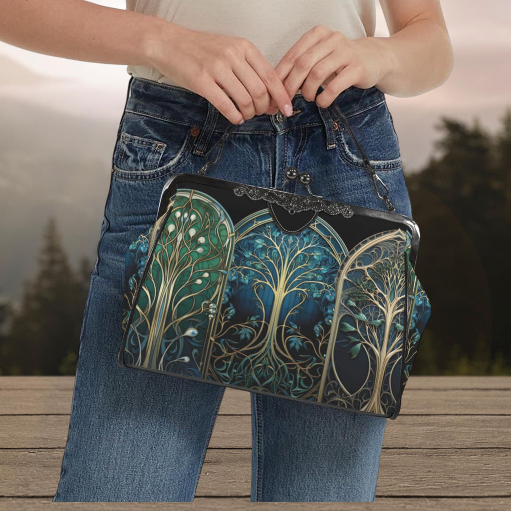 Tree of Life Kisslock Bag