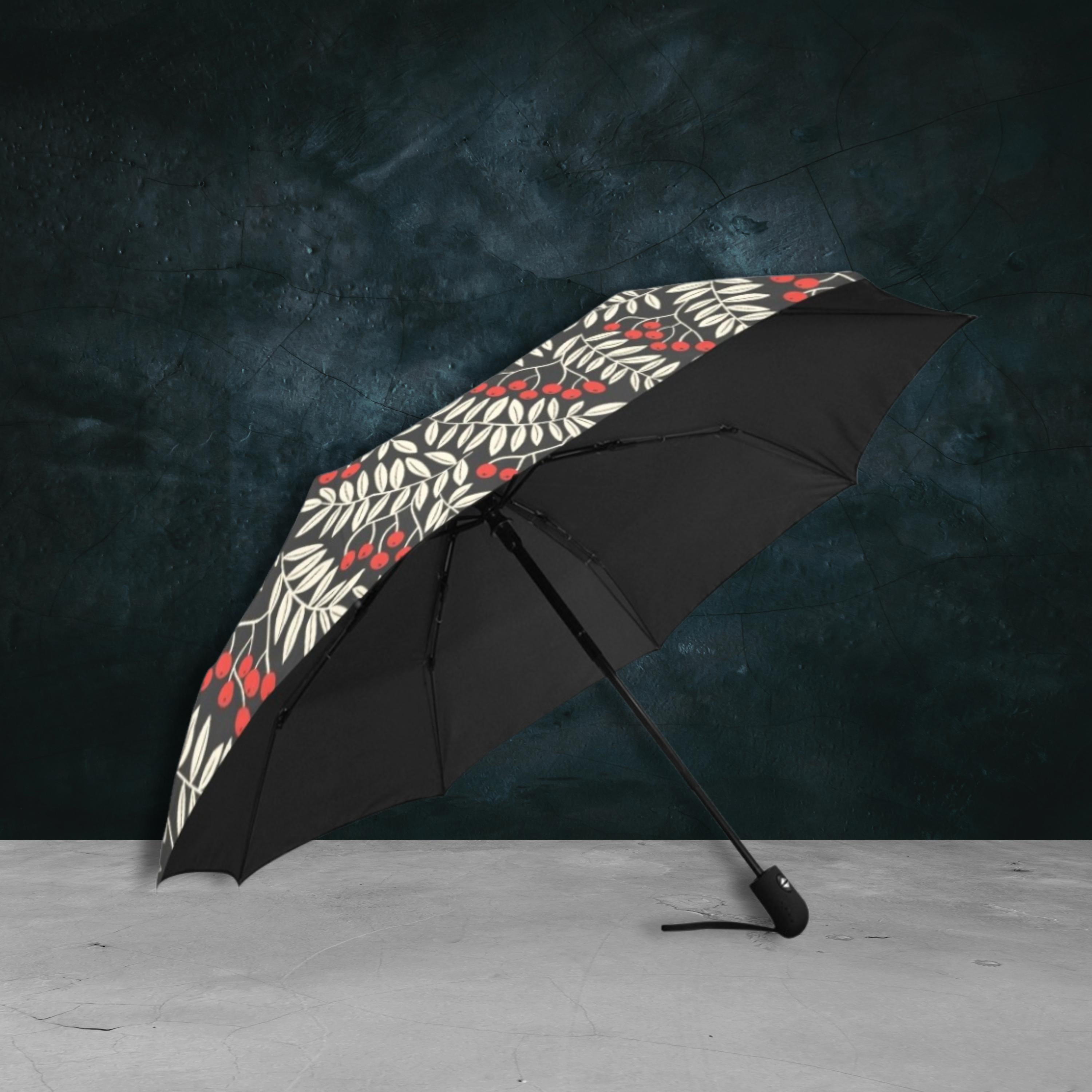 Winter Berries Umbrella