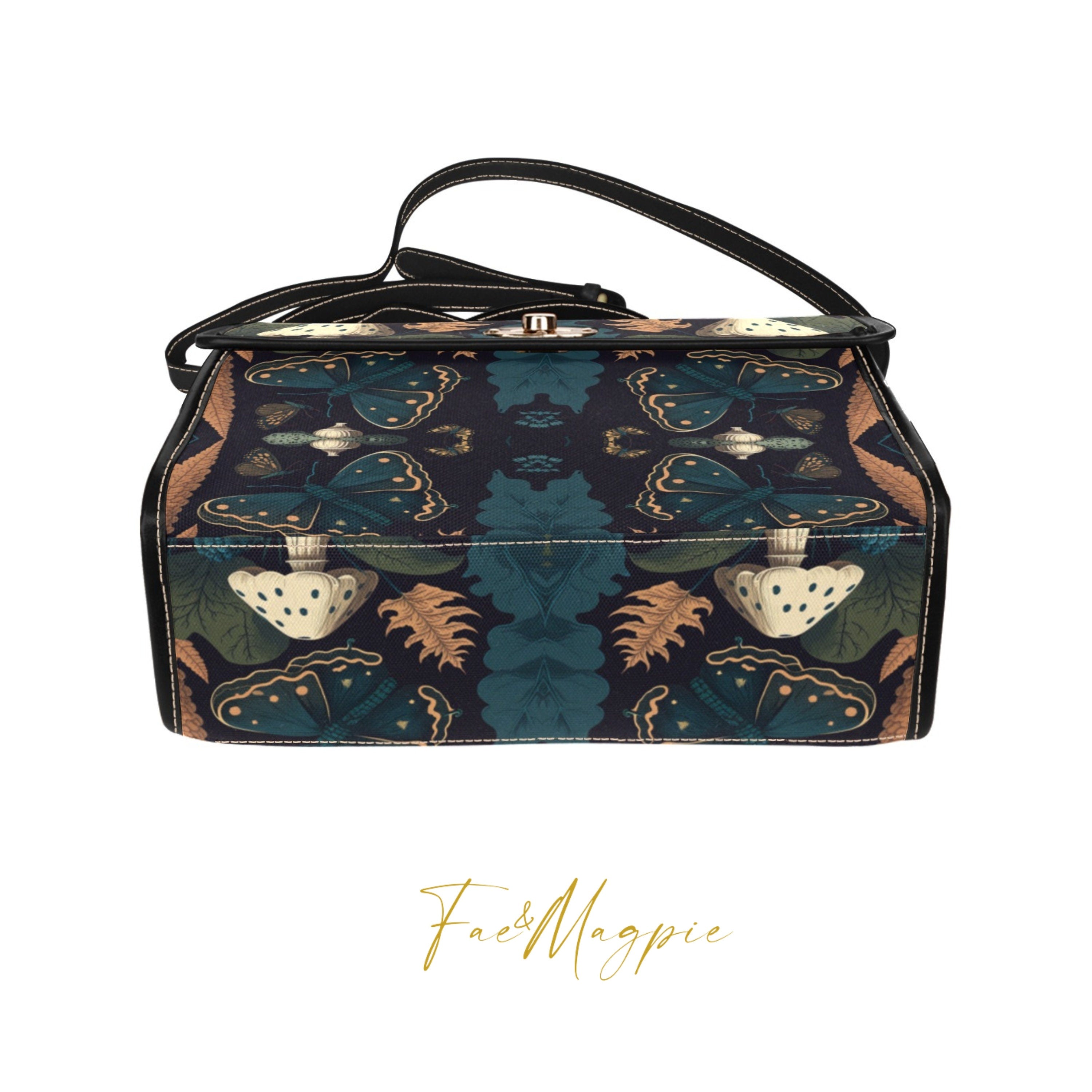 Mystical Moth Satchel Bag