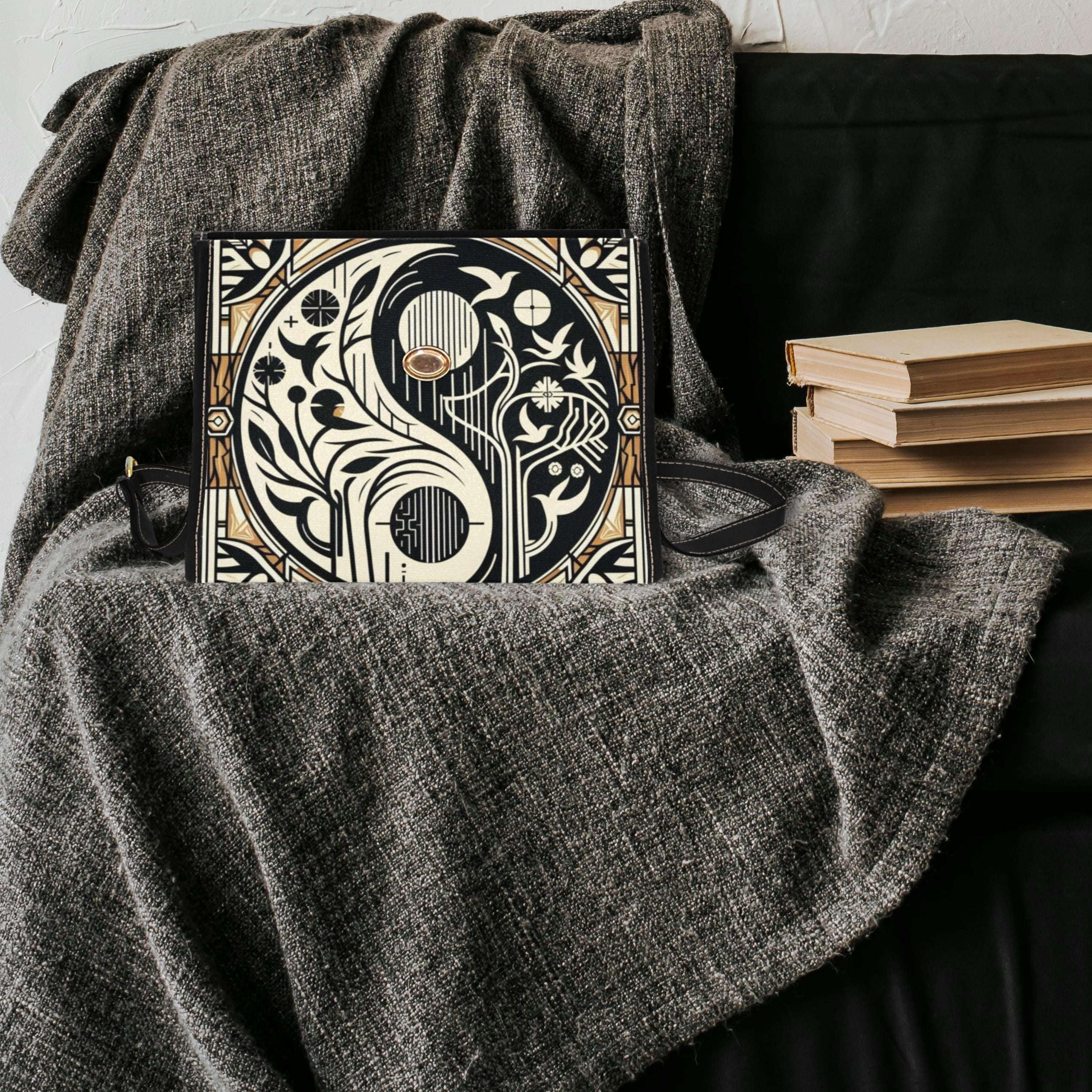 Yin Yang Satchel Bag