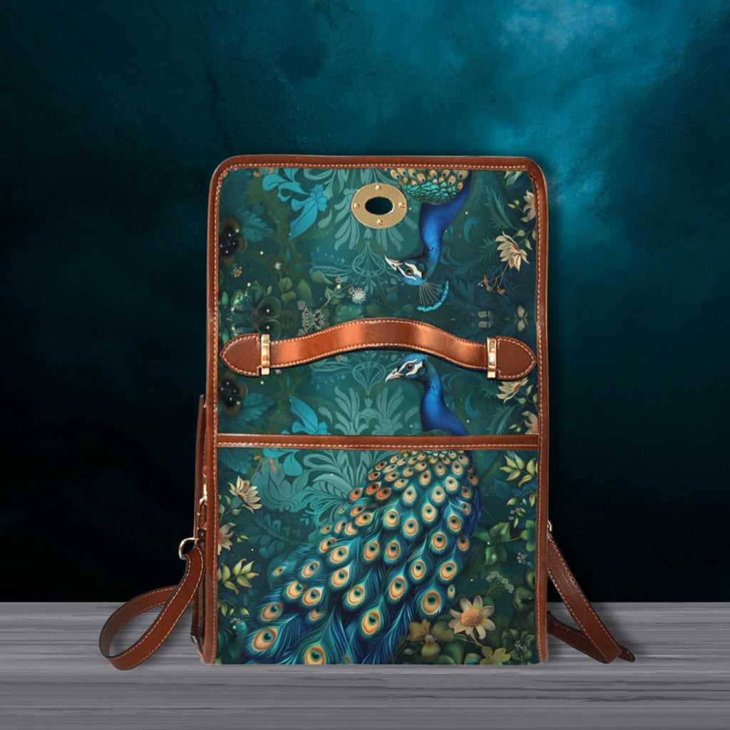 Peacock Satchel Handbag