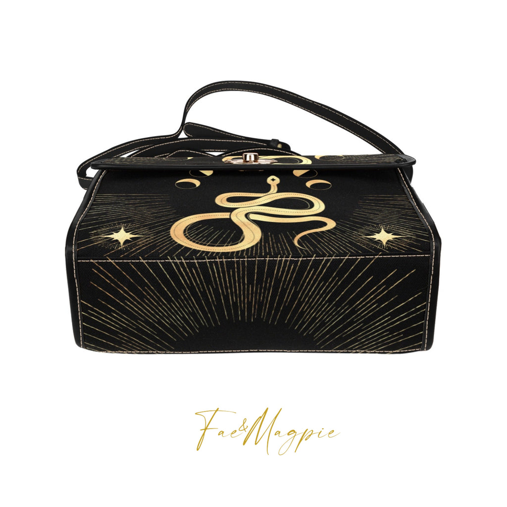 Snake Satchel Bag