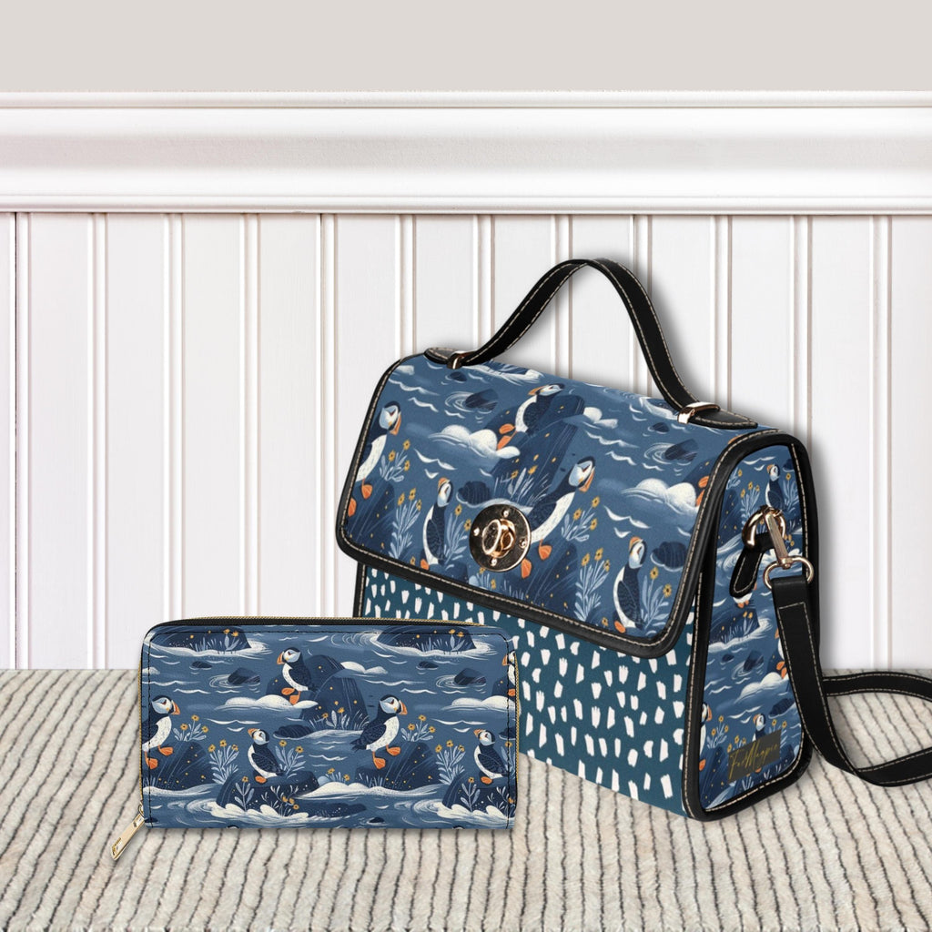 Puffins Satchel Bag