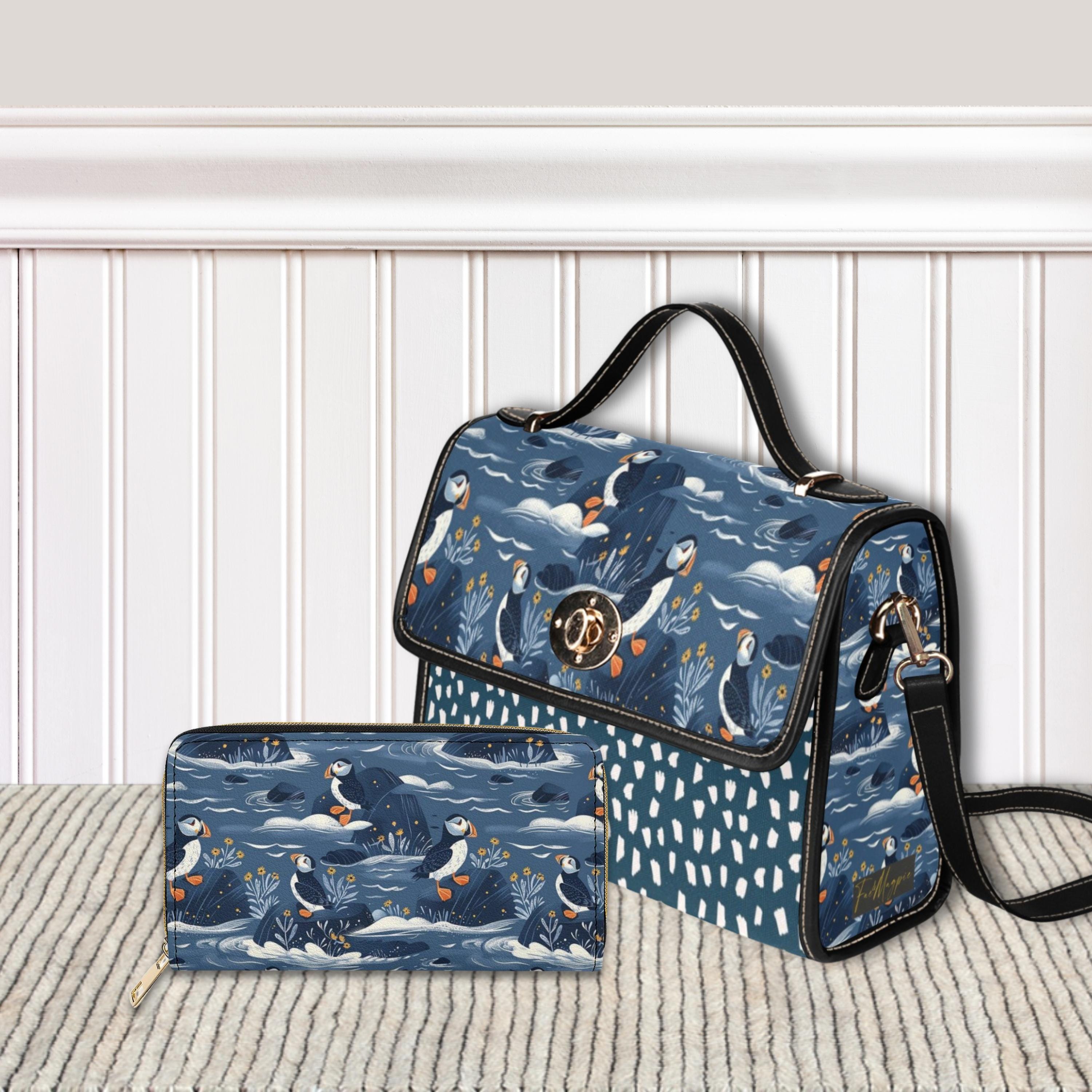 Puffins Satchel Bag