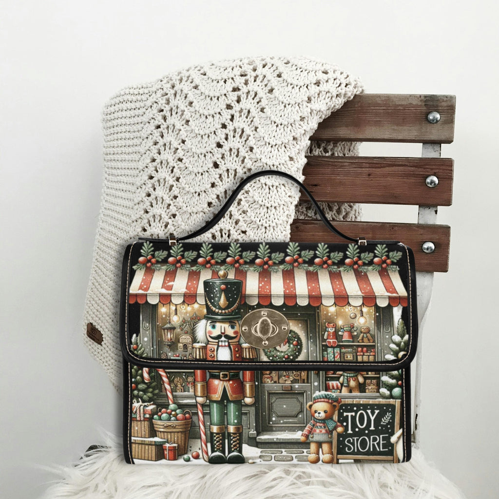 Christmas Shop Satchel Bag