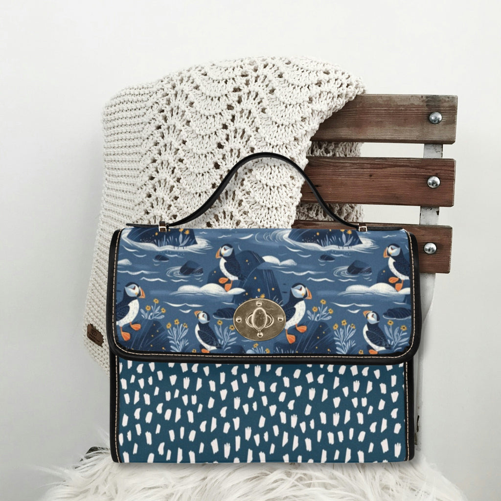 Puffins Satchel Bag
