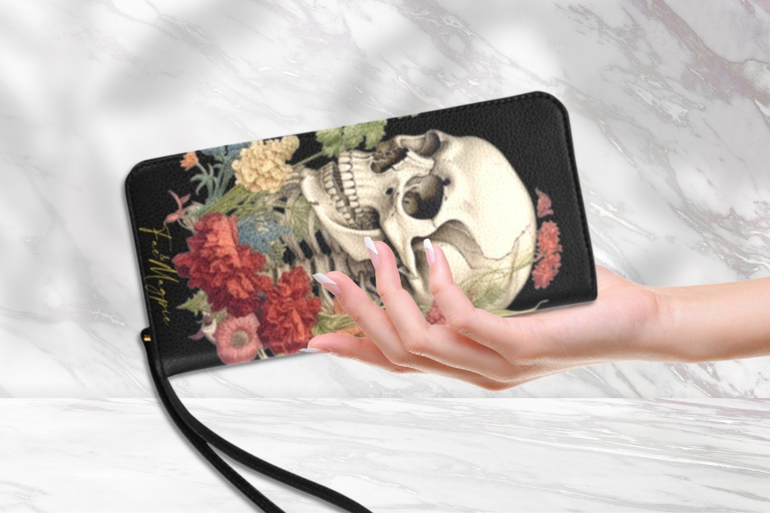 Skull Botany Purse