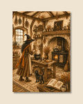 Witches Cottage Kitchen Art Print