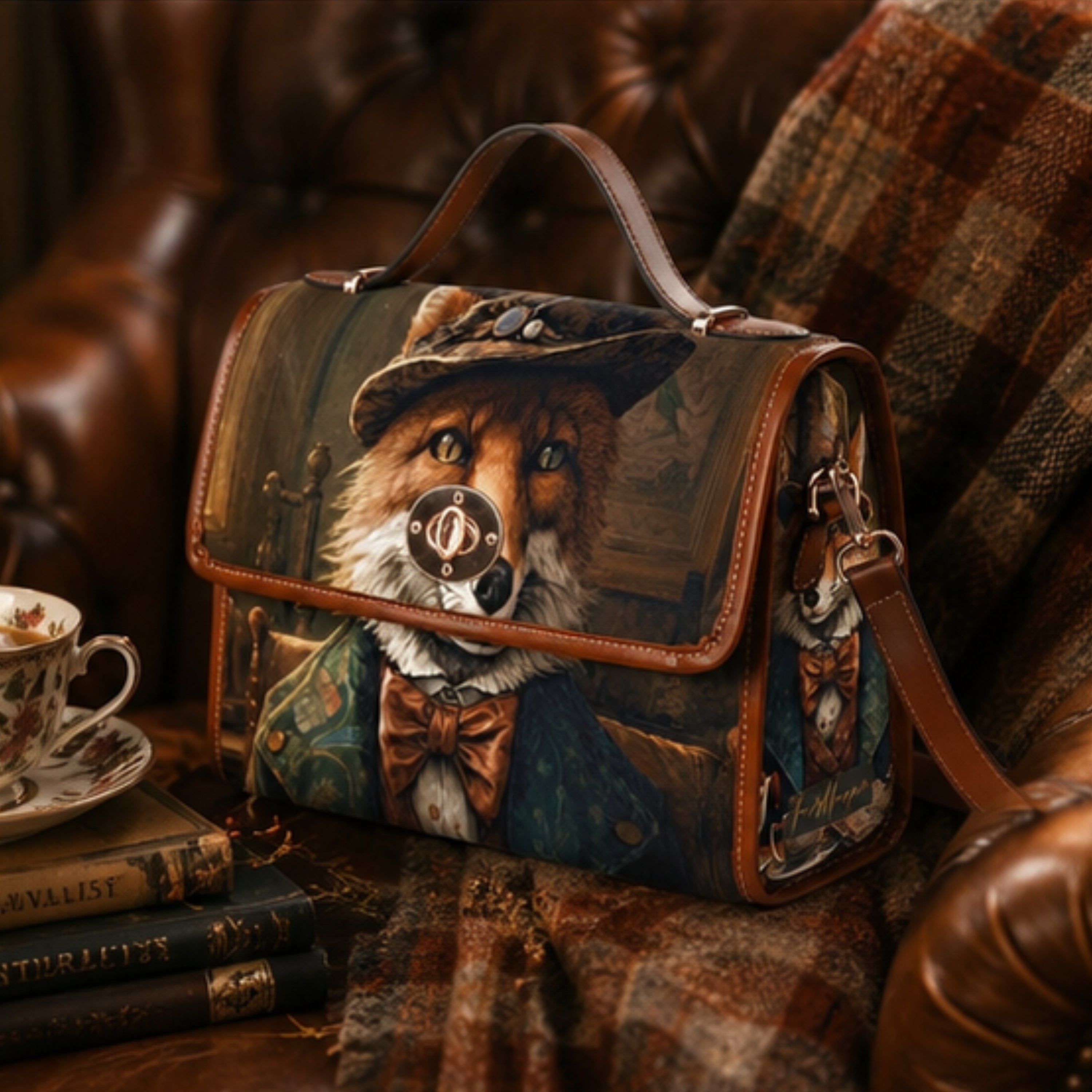Gentleman Fox Satchel Bag