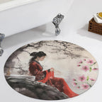Chinese Lady Floor Mat