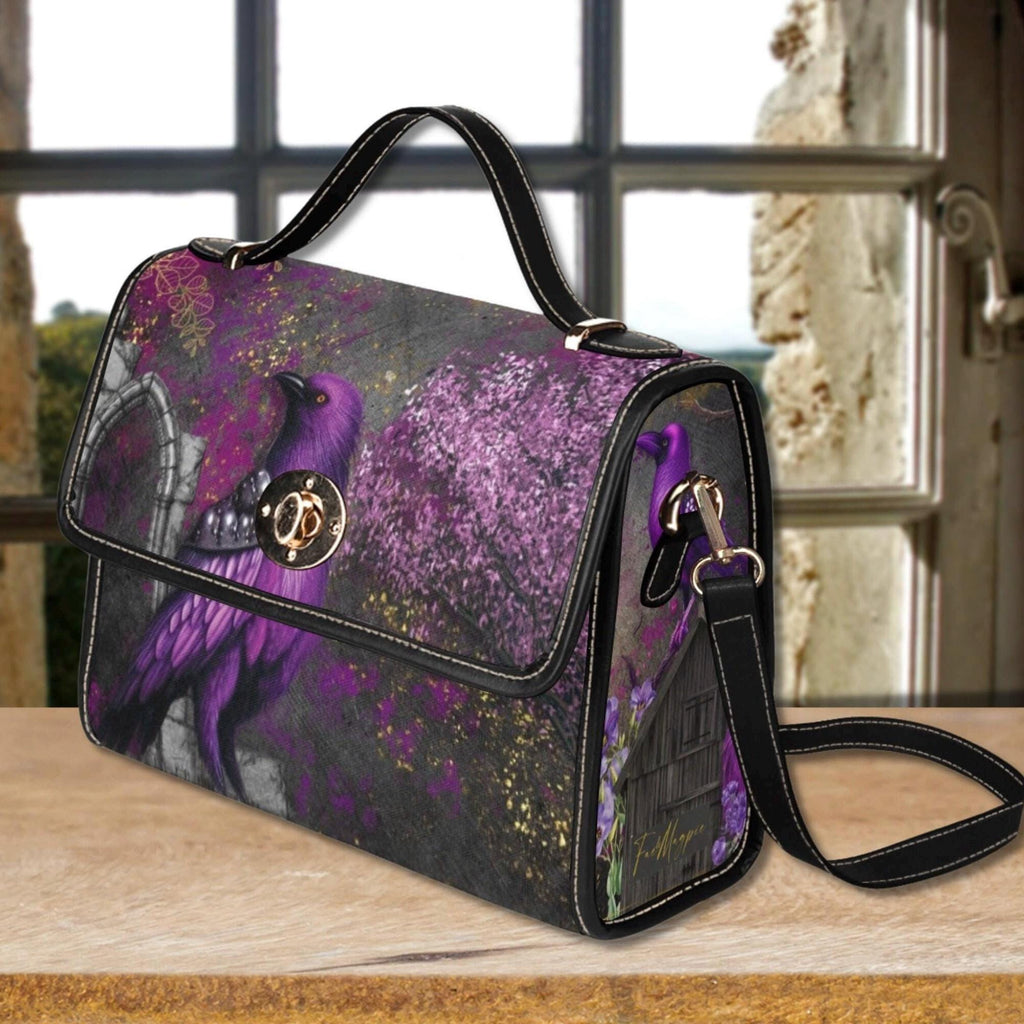 Midnight Crow Satchel Bag