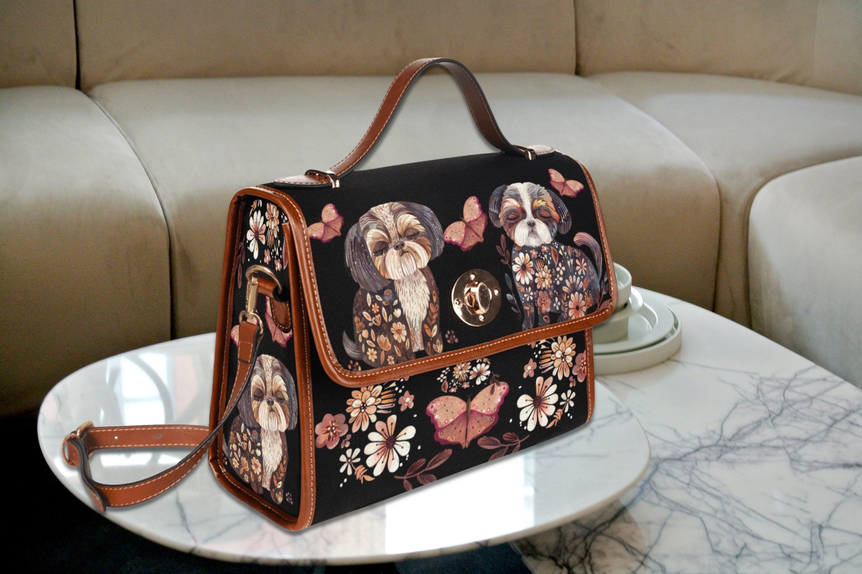 Kawaii Dogs Satchel Bag