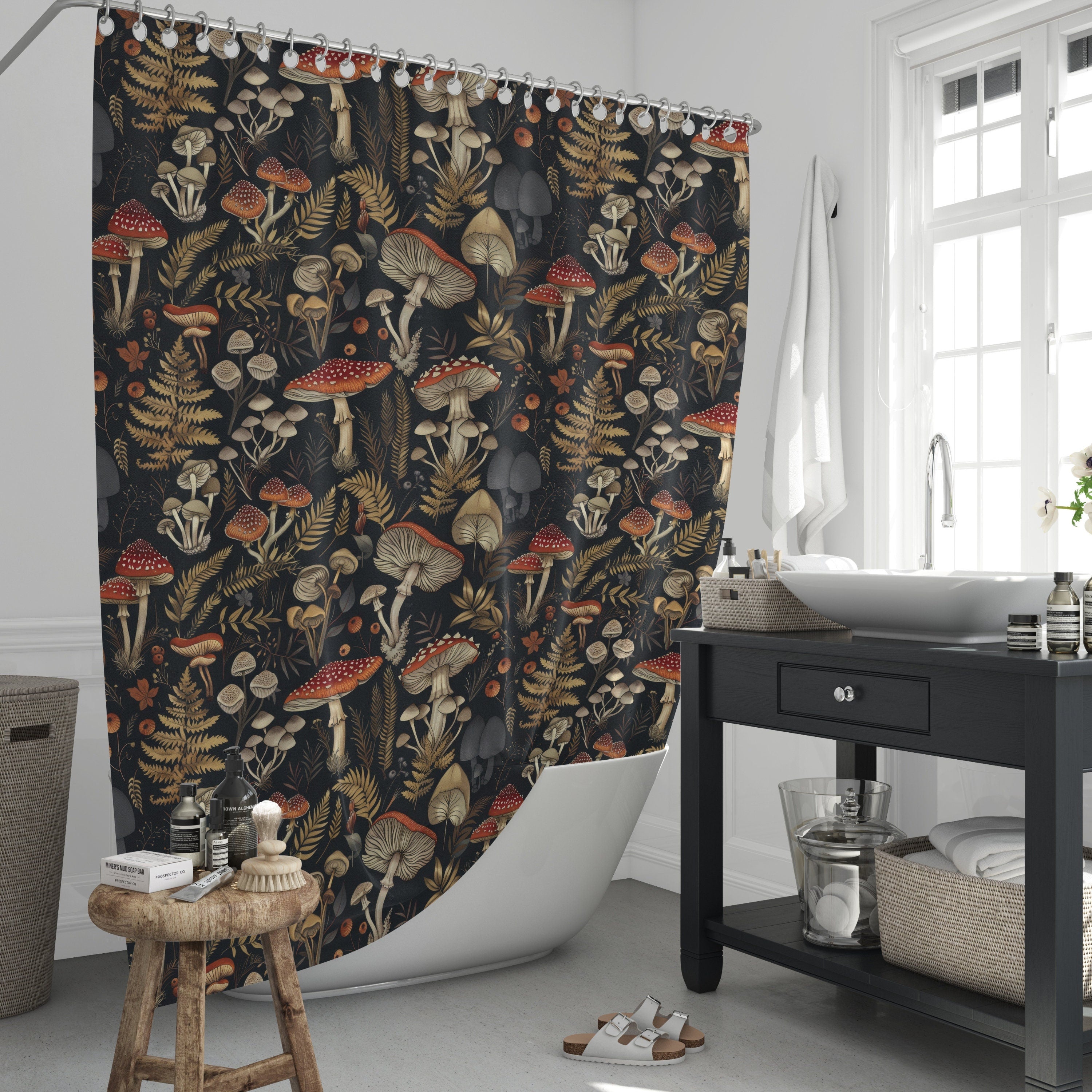 Mushrooms Shower Curtain