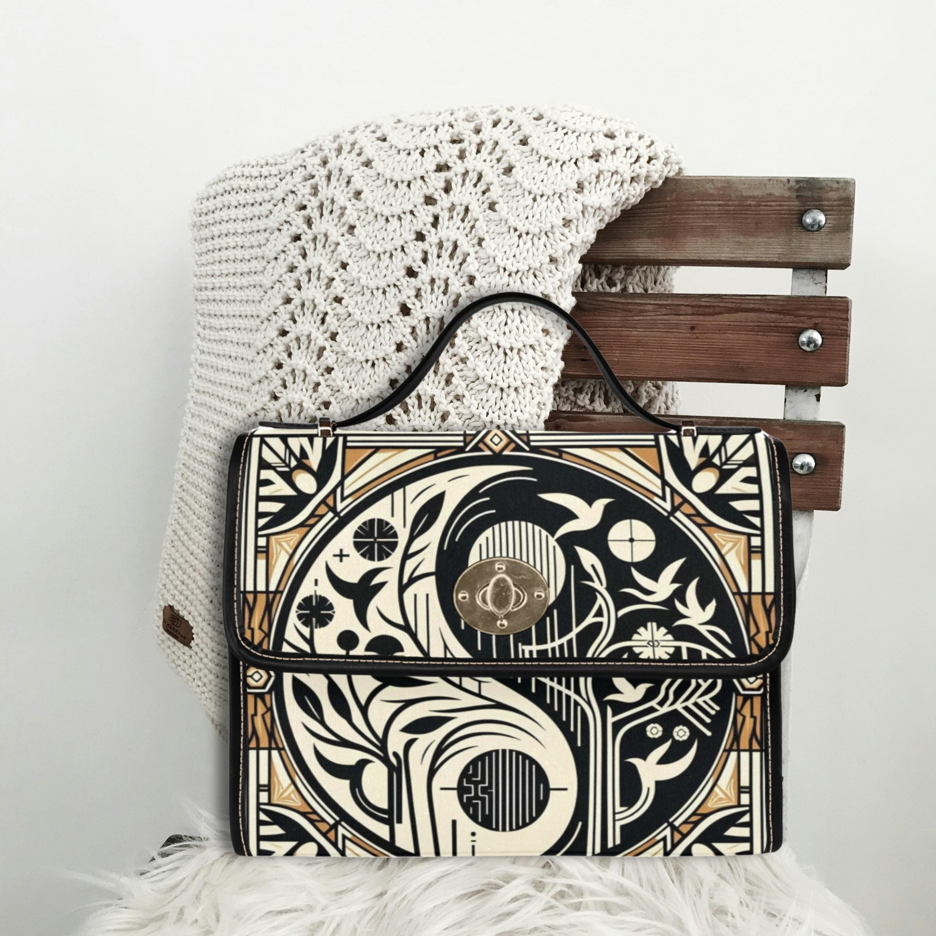 Yin Yang Satchel Bag