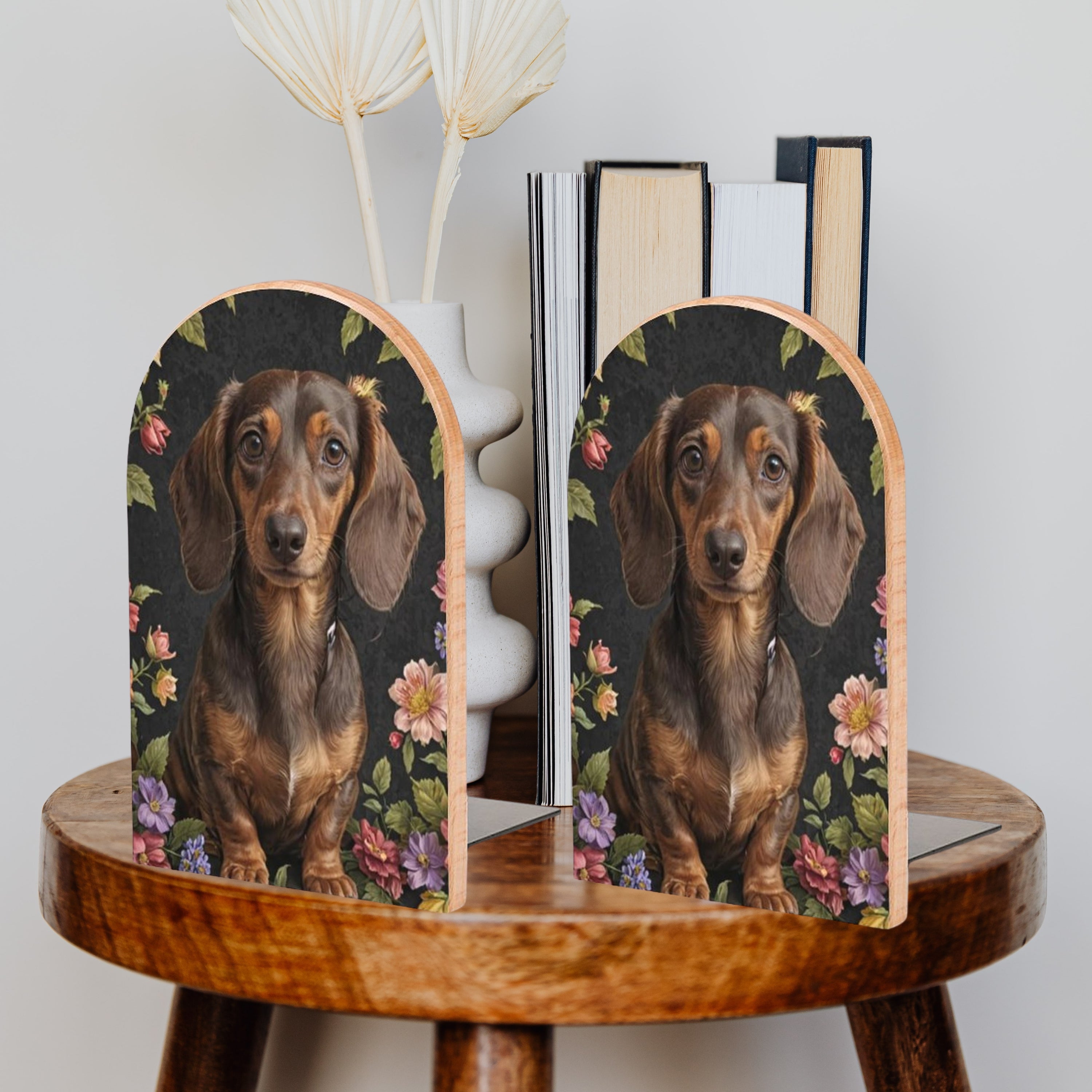 Dachahund Bookends