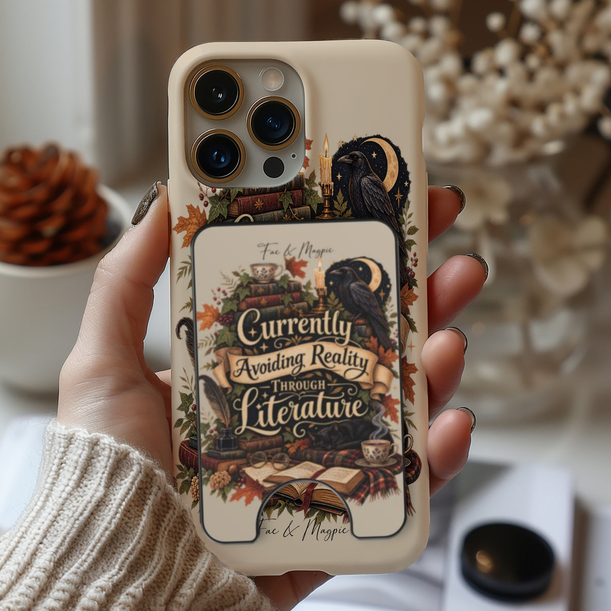 Literature Magnetic Phone Wallet