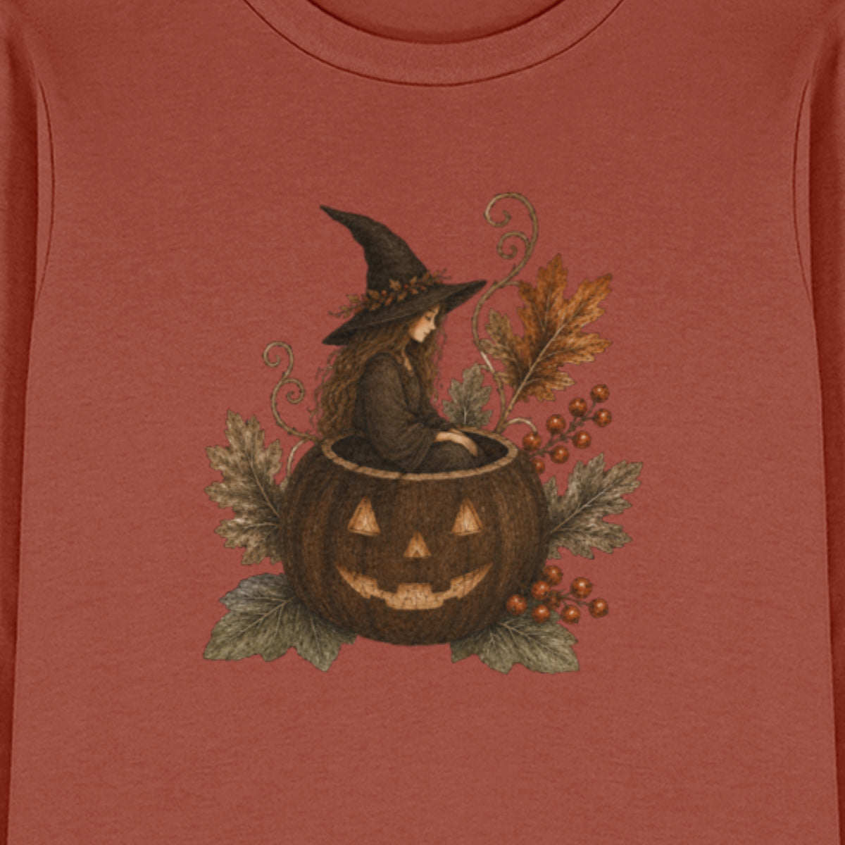 Witch Pumpkin Long Sleeve Top