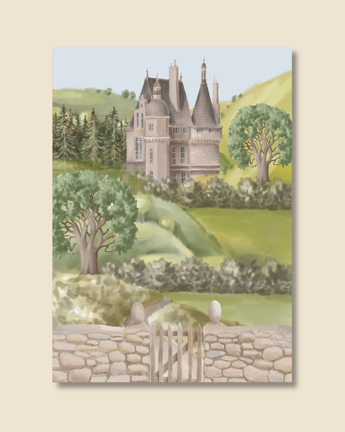 Fairytale Castle Print