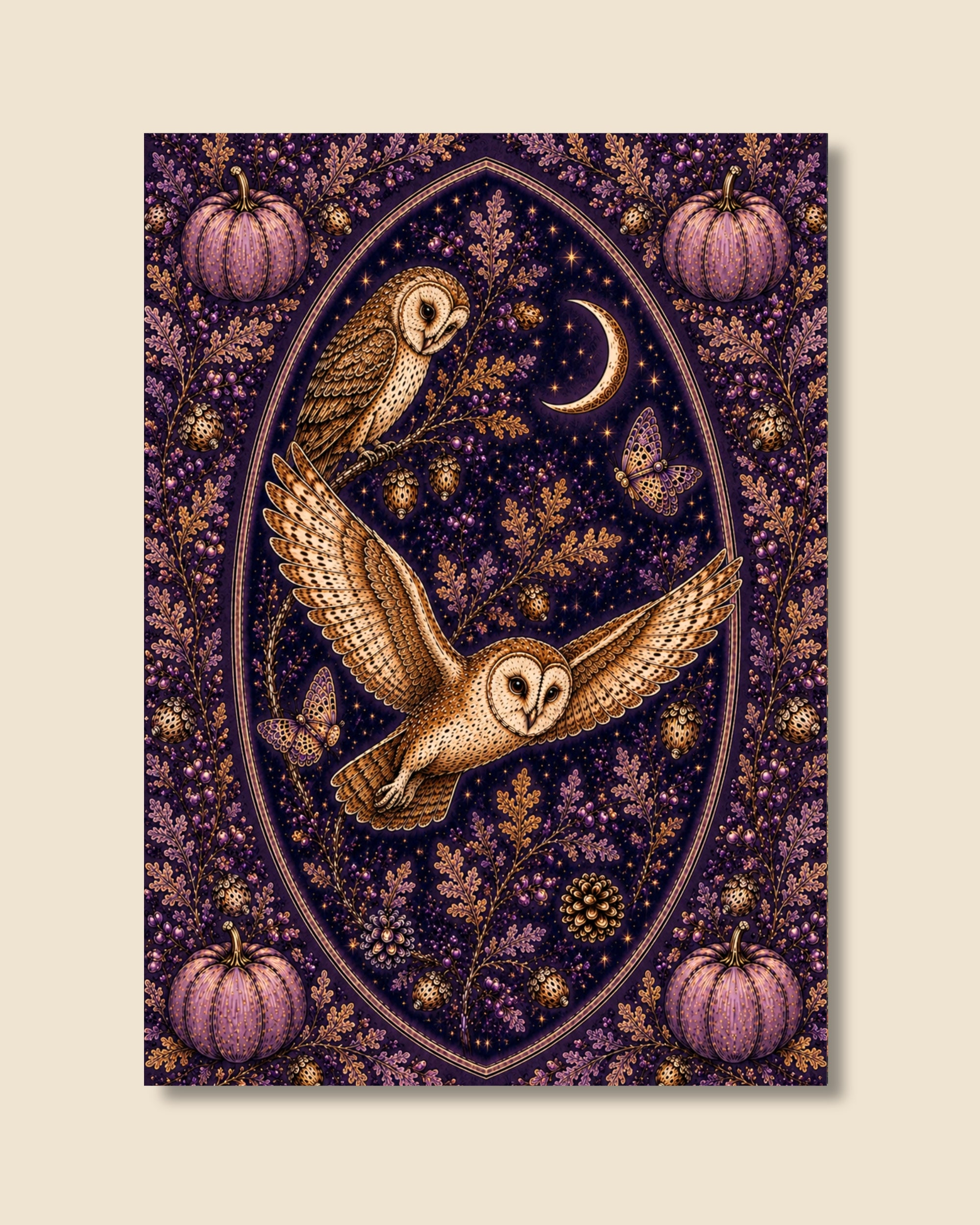 Owls Art Print