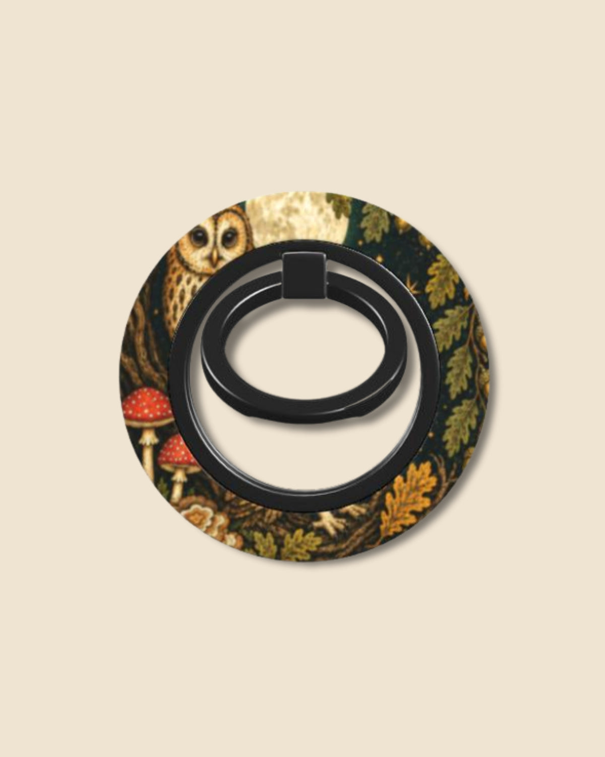 Owl Forest Magnetic Ring Holder