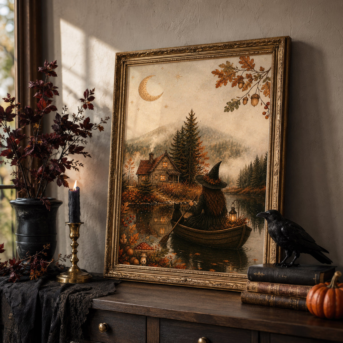 Witches Boat Art Print