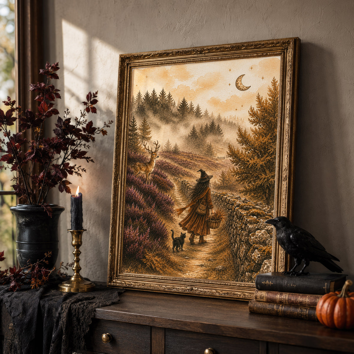 Witches Walk Art Print