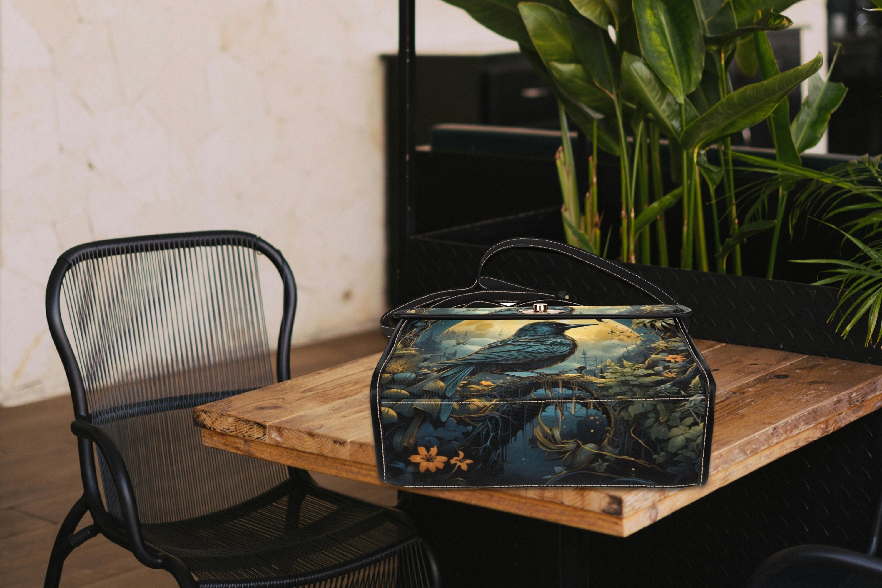 Moon Bird Satchel Bag