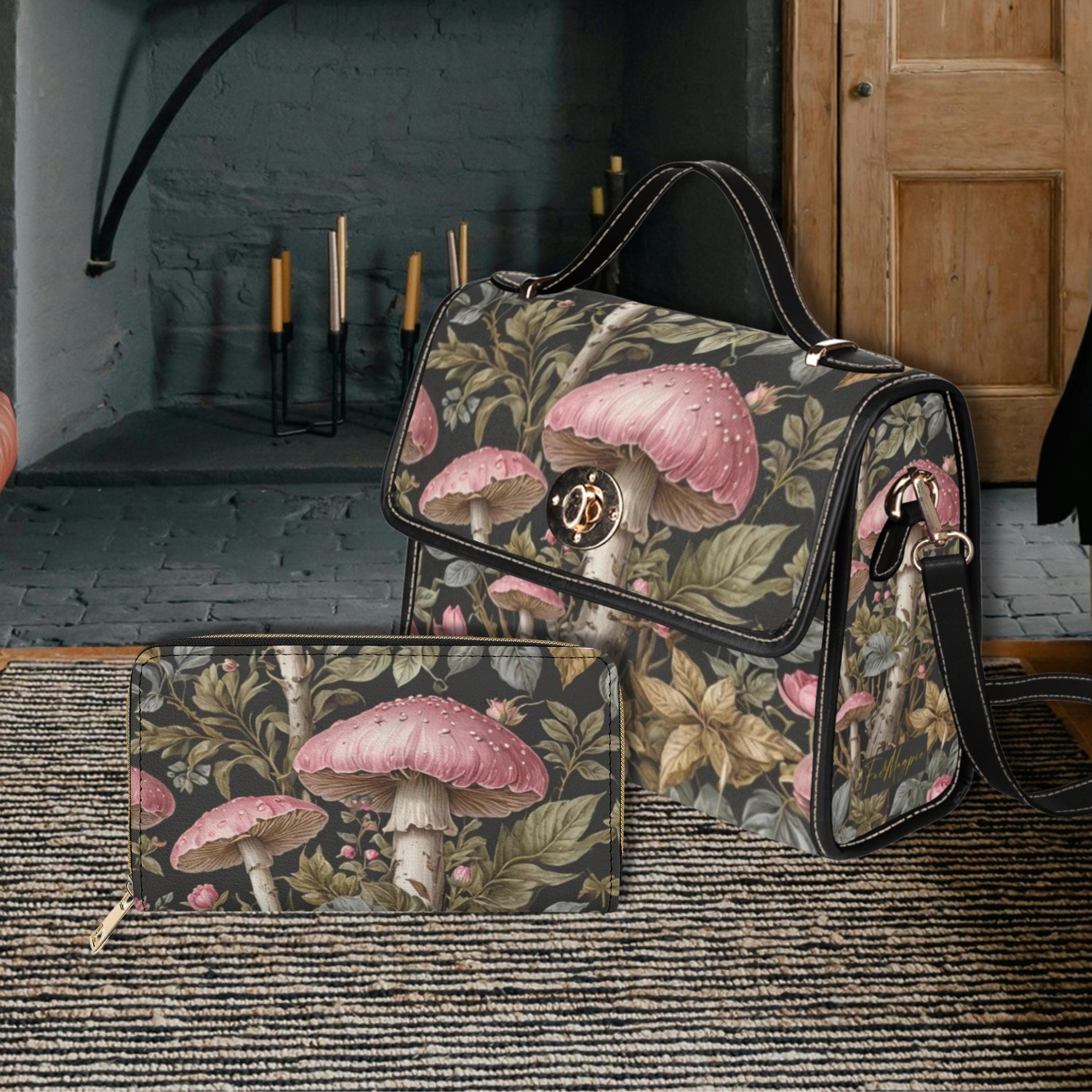 Pink Mushroom Purse