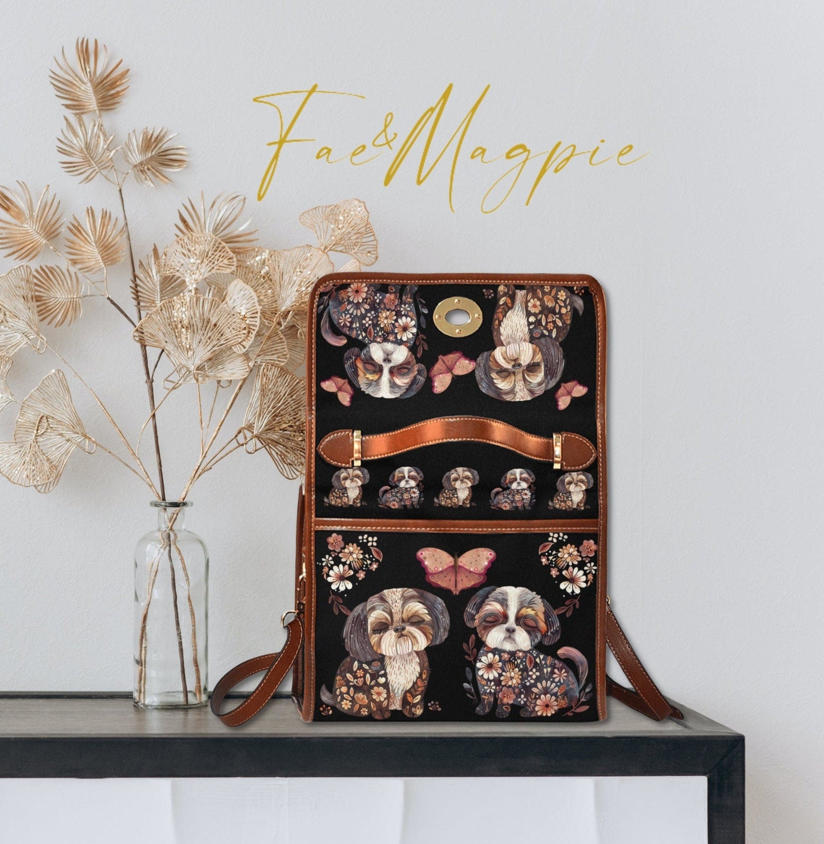 Kawaii Dogs Satchel Bag