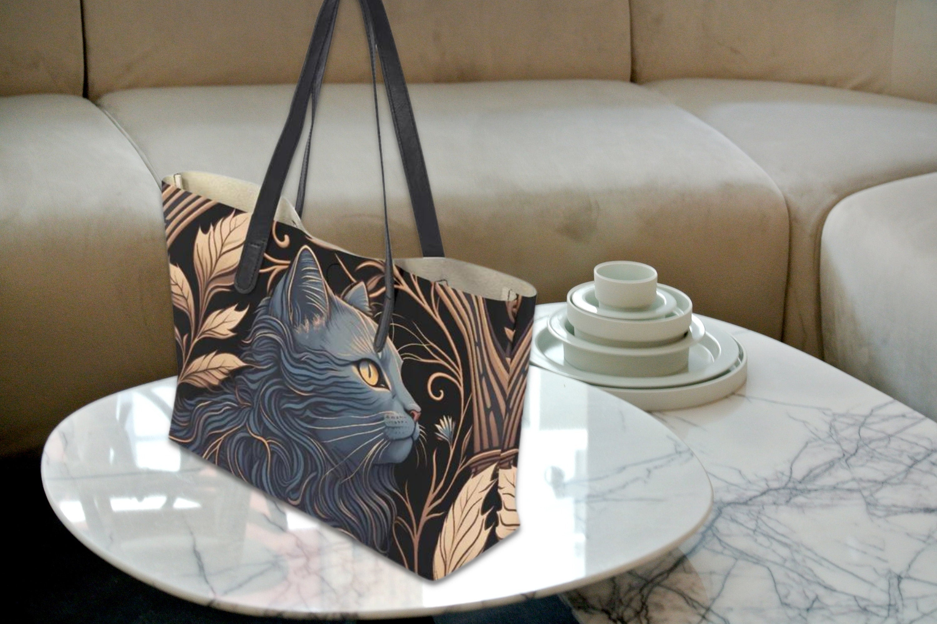 Mystical Cat Shoulder Bag