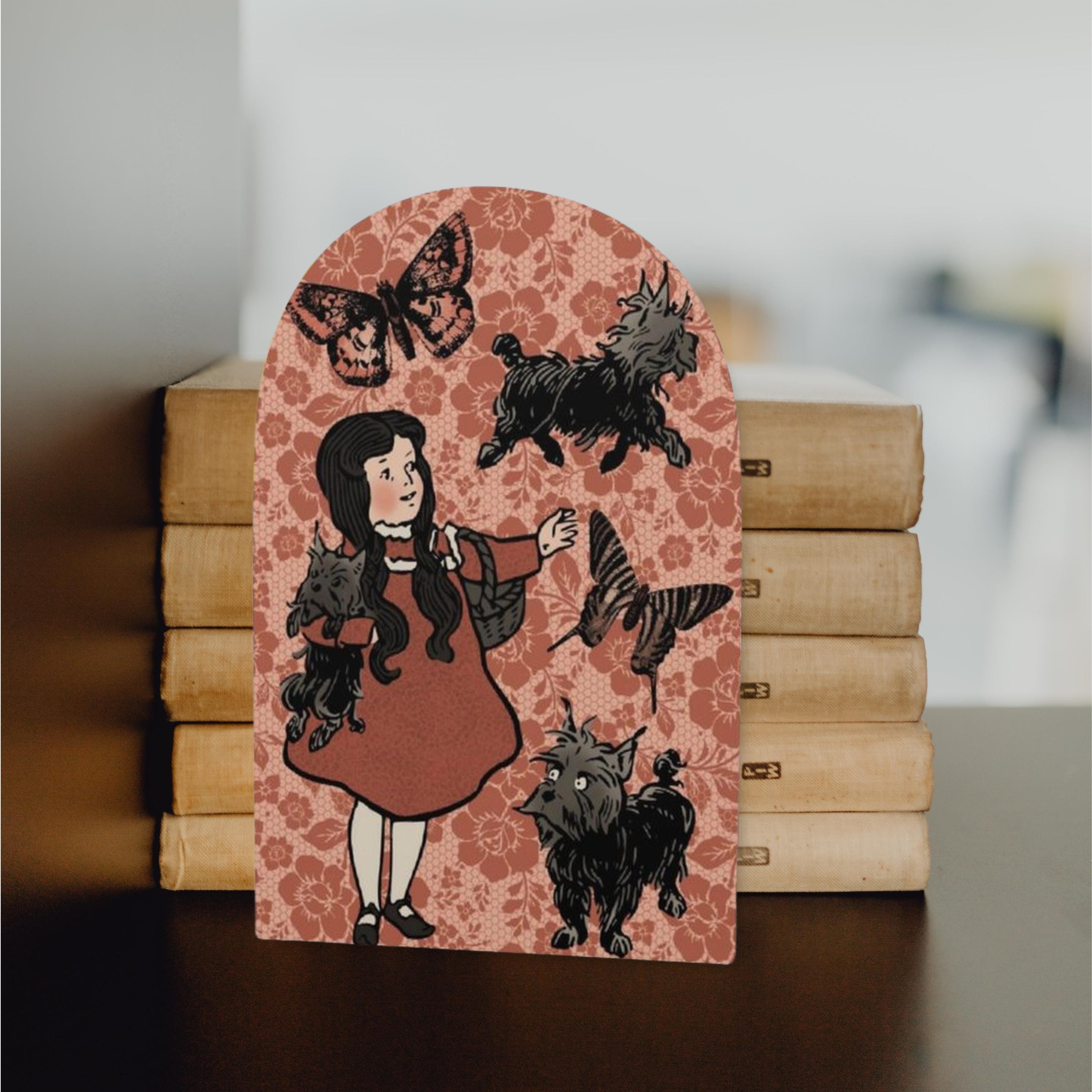 Girl And Dog Bookends