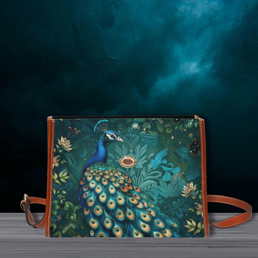 Peacock Satchel Handbag