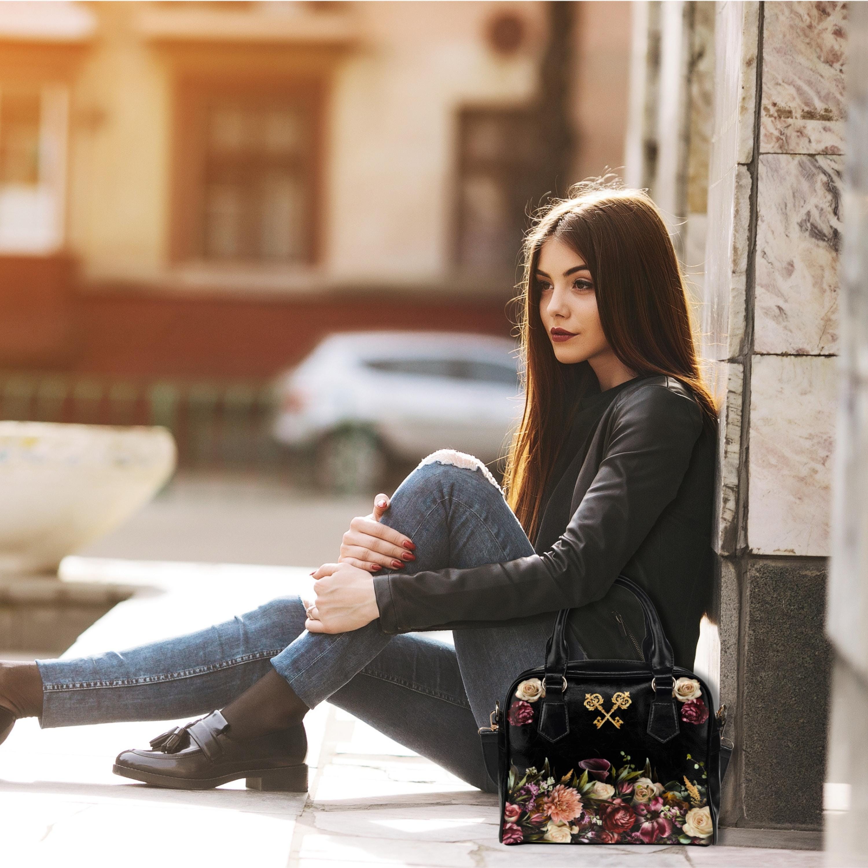 Baroque Keys Bowler Bag