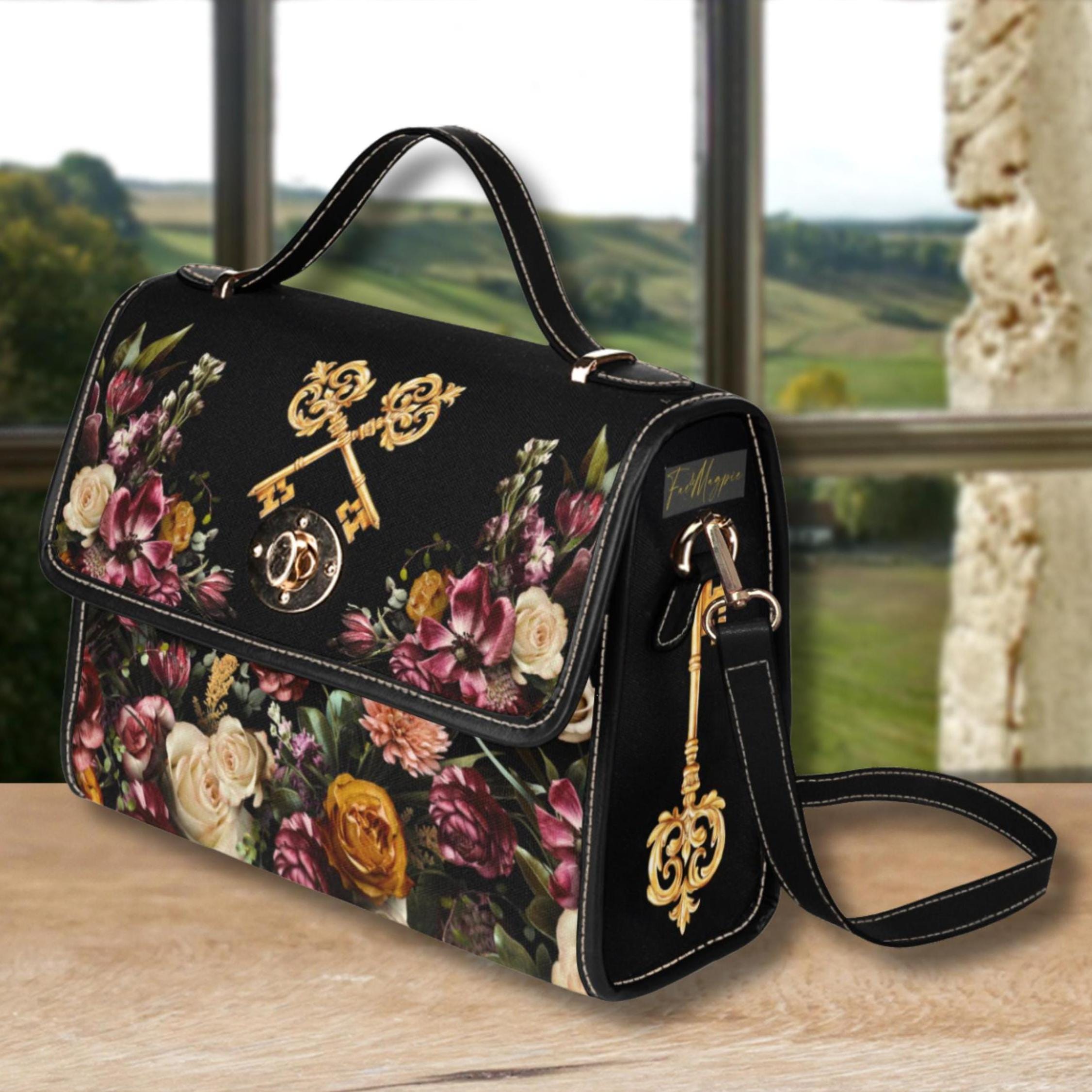 Baroque Keys Satchel Bag