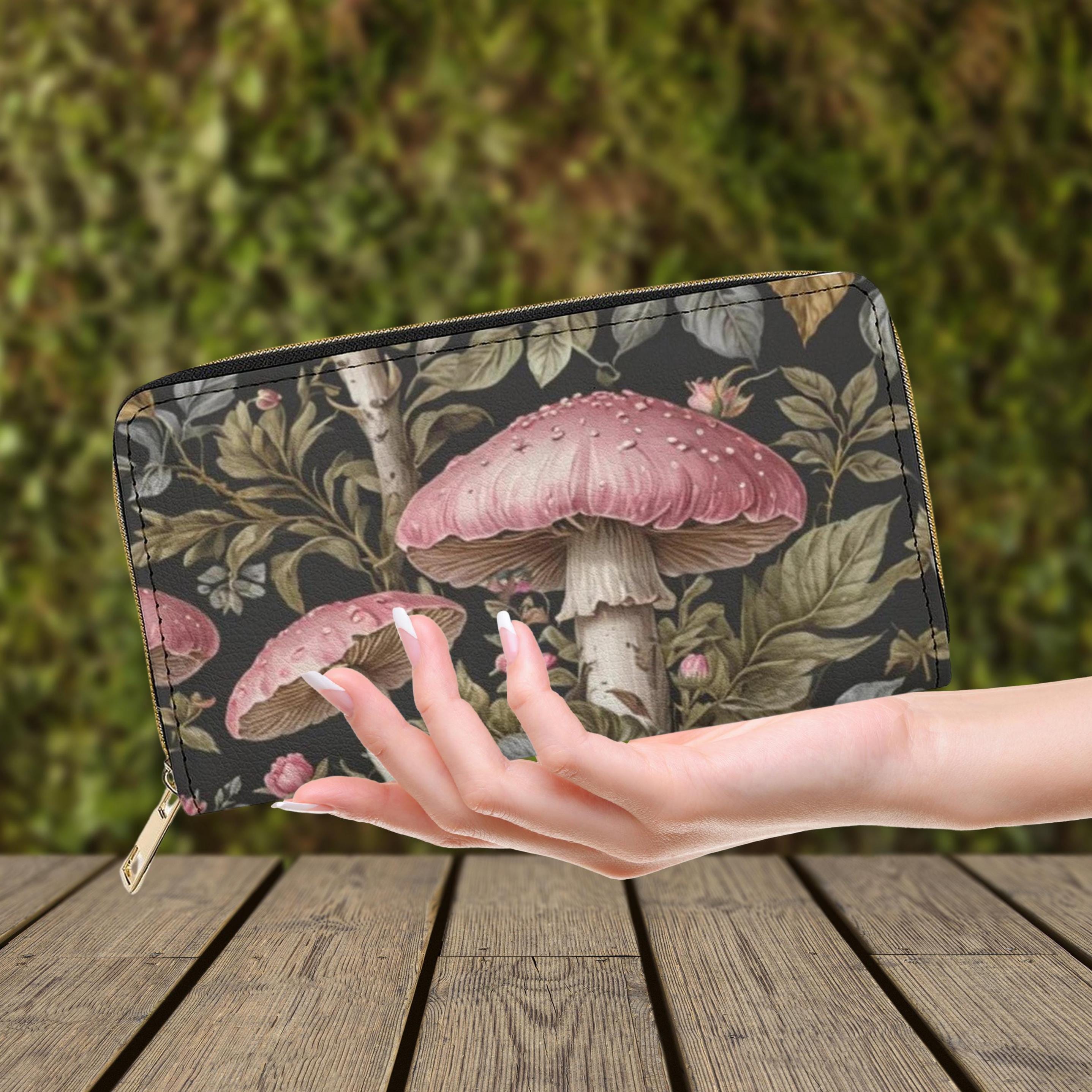 Pink Mushroom Purse