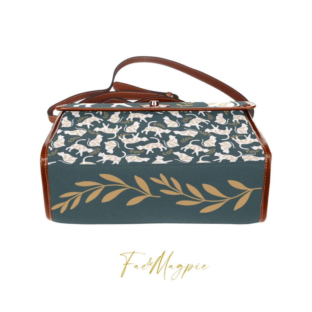 White Cats Satchel Bag