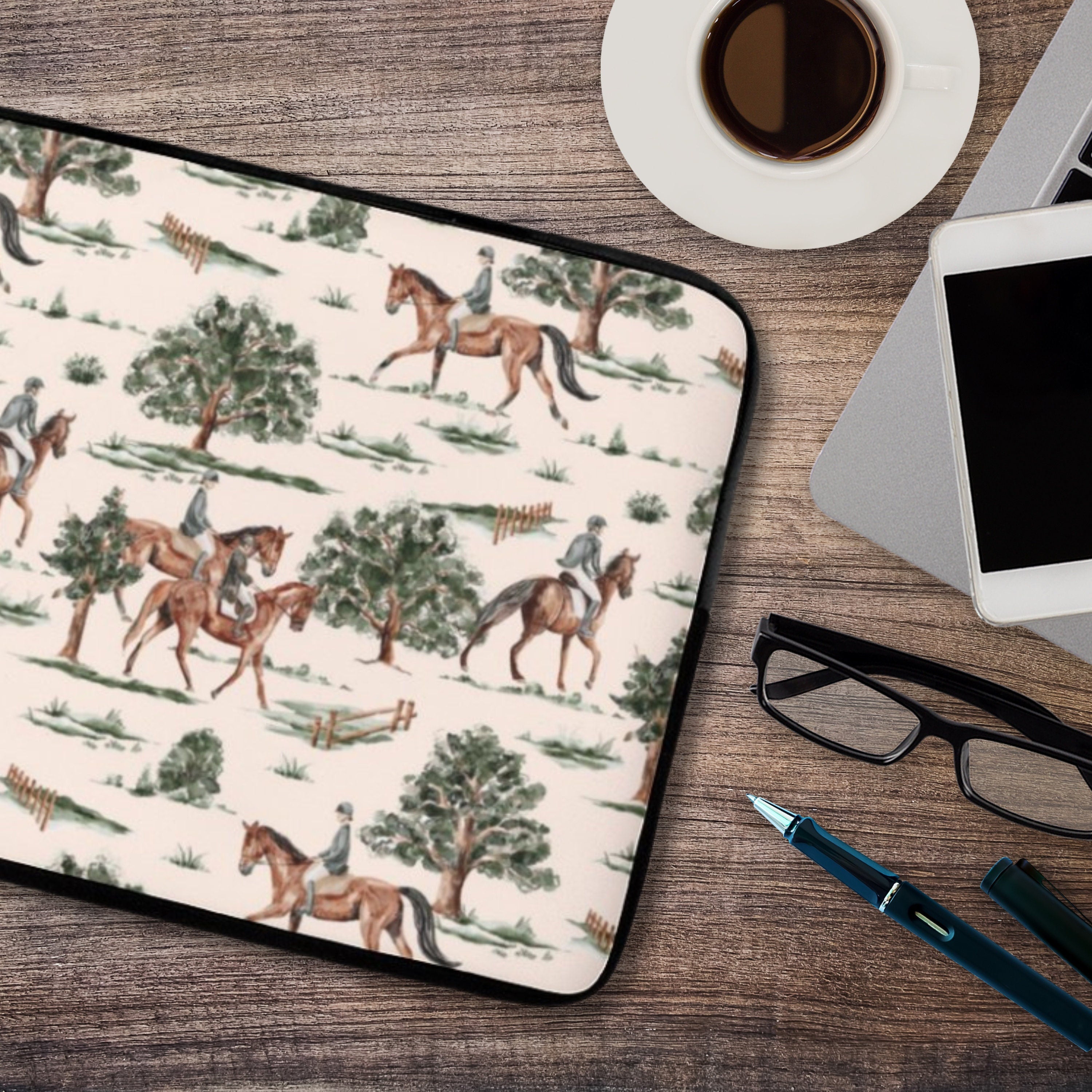 Equestrian Horses Laptop Sleeve