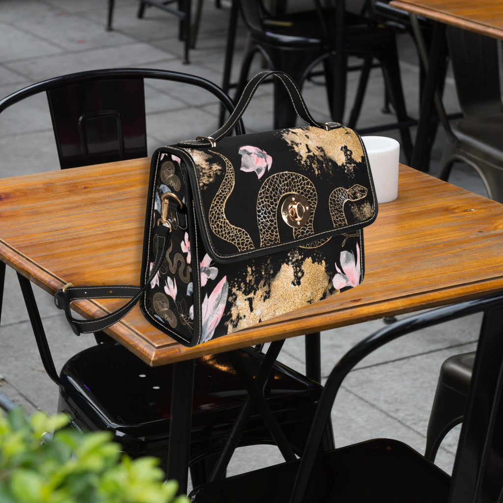 Snake Satchel Bag