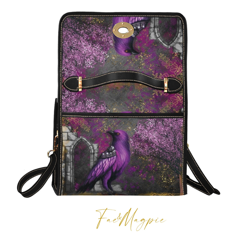 Midnight Crow Satchel Bag