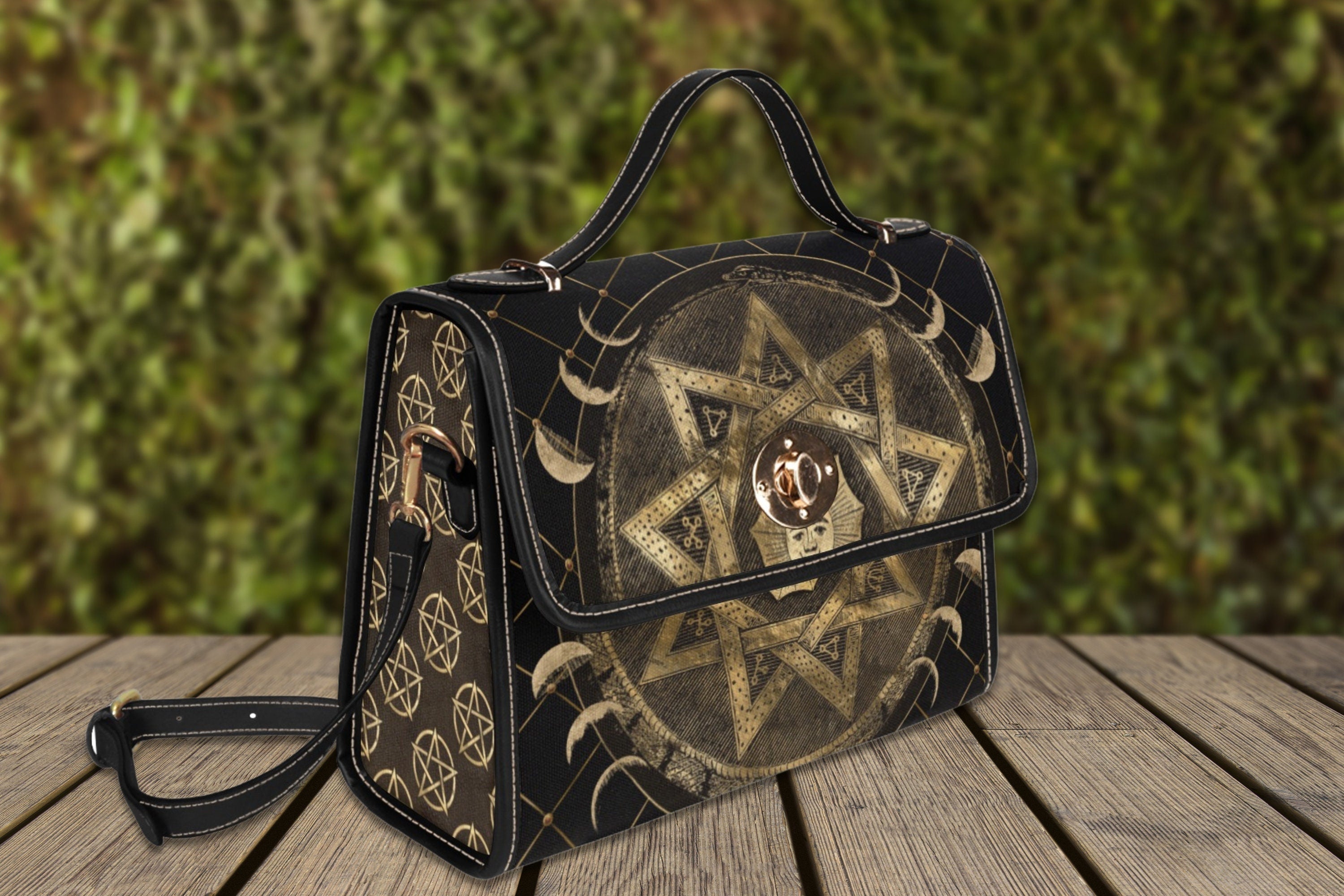 Pentagram Sun Satchel Bag