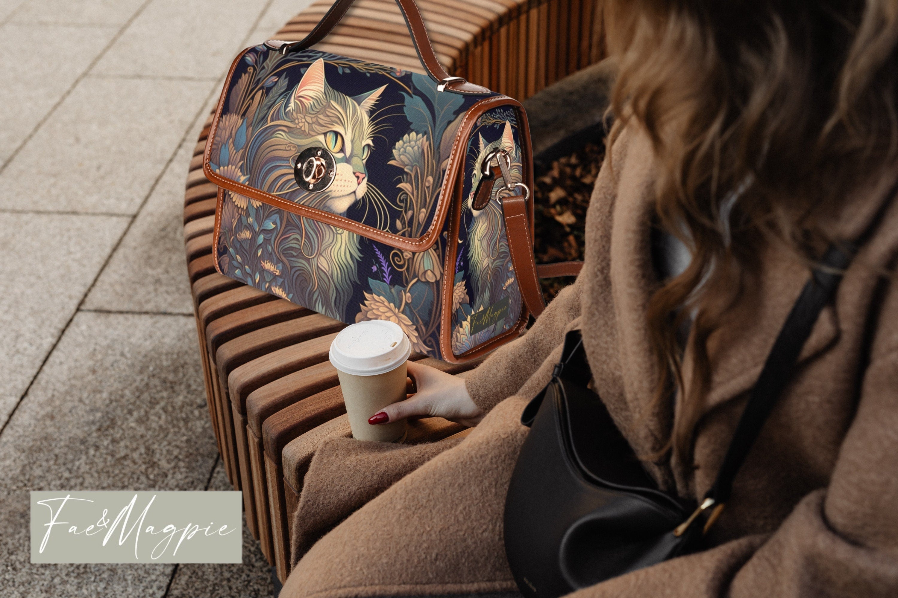 Mystic Cat Satchel Bag