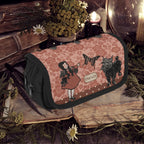 Fae & Magpie girl and dog pouch featuring a colorful illustrated design, compact size, perfect for carrying small essentials.
