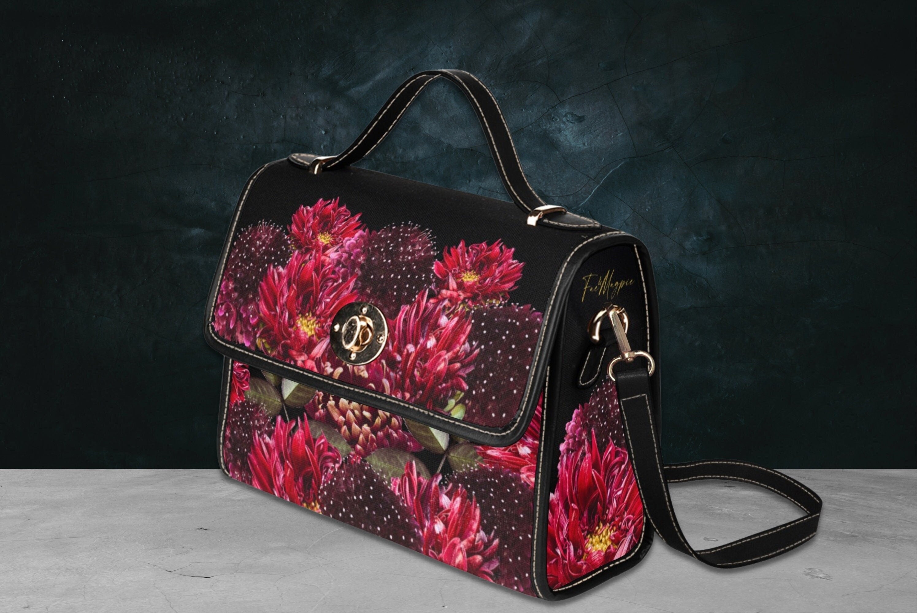 Flower Satchel Bag