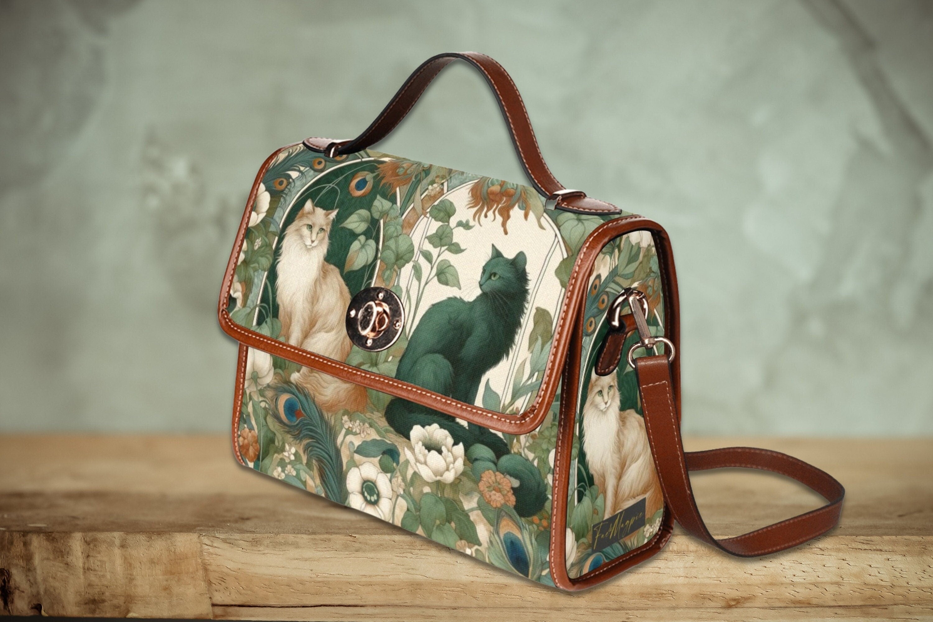Cottagecore Cats Satchel Bag