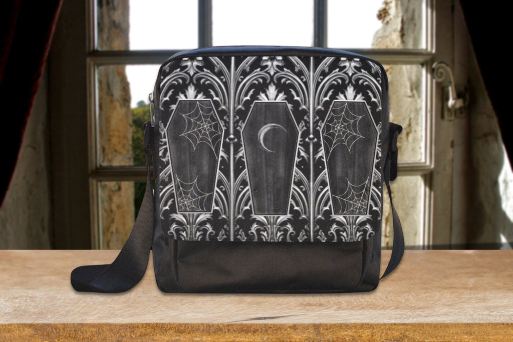 Gothic Coffins Flap Bag