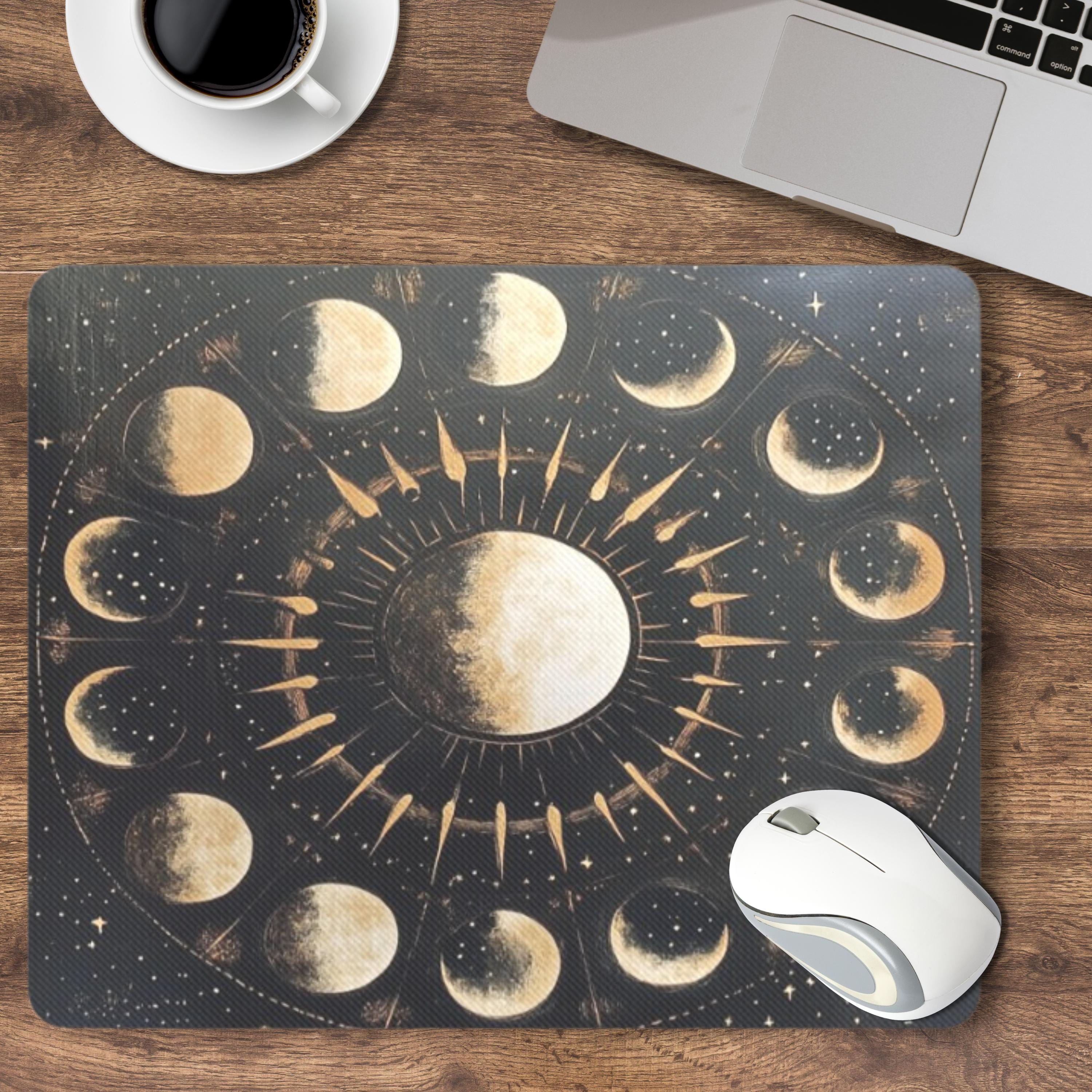 Moon Phase Mouse Pad